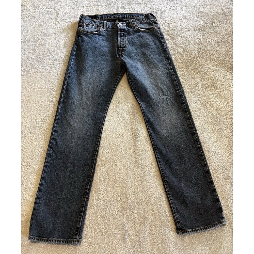 Levi’s 501 Original Fit 34x34 Button Fly Jeans Classic Straight Leg Denim Men’s